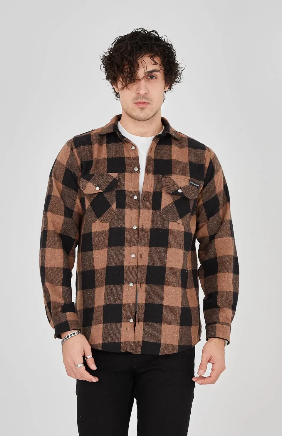 Erkek Oduncu Gömlek - Kahverengi Somersan Giyim | Kadın, Erkek ve Çocuk Moda