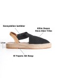 Kadın Siyah Espadril Ayakkabı TR19MY01A Somersan Giyim | Kadın, Erkek ve Çocuk Moda