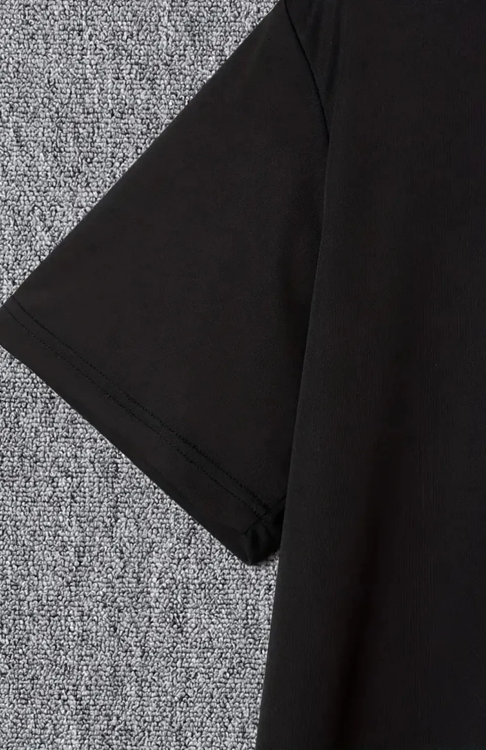 20/1 Penye Compack I TRIED TO WARN YOU. Baskılı Oversize Bisiklet Yaka T-shirt - Siyah