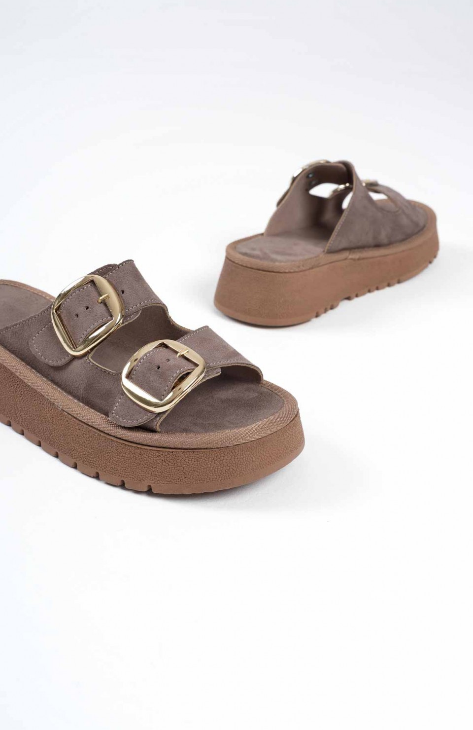 Vizon Cilt Terlik TR14MY01D Somersan Giyim | Kadın, Erkek ve Çocuk Moda