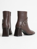 Kadın Acı Kahve Topuklu Bot TR08MK25C Somersan Giyim | Kadın, Erkek ve Çocuk Moda