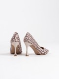 Kadın Bej Desenli Stiletto TR08MS12B Somersan Giyim | Kadın, Erkek ve Çocuk Moda