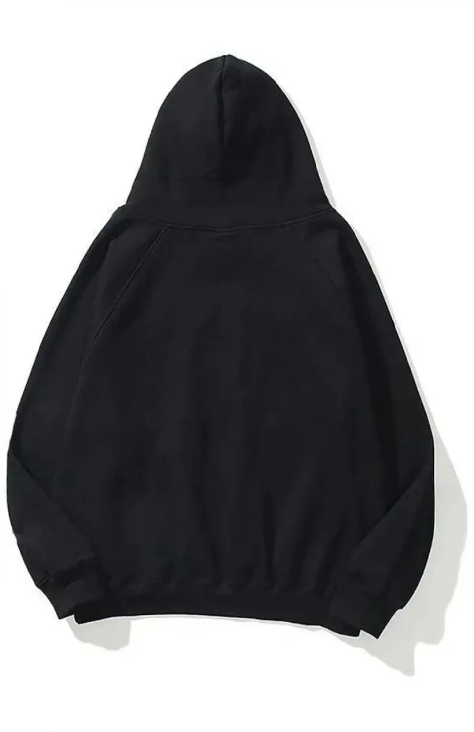 3 İplik Pamuklu Unisex Kapşonlu Sweetshirt - Siyah Somersan Giyim | Kadın, Erkek ve Çocuk Moda