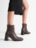 Kadın Acı Kahve Topuklu Bot TR08MK25C Somersan Giyim | Kadın, Erkek ve Çocuk Moda