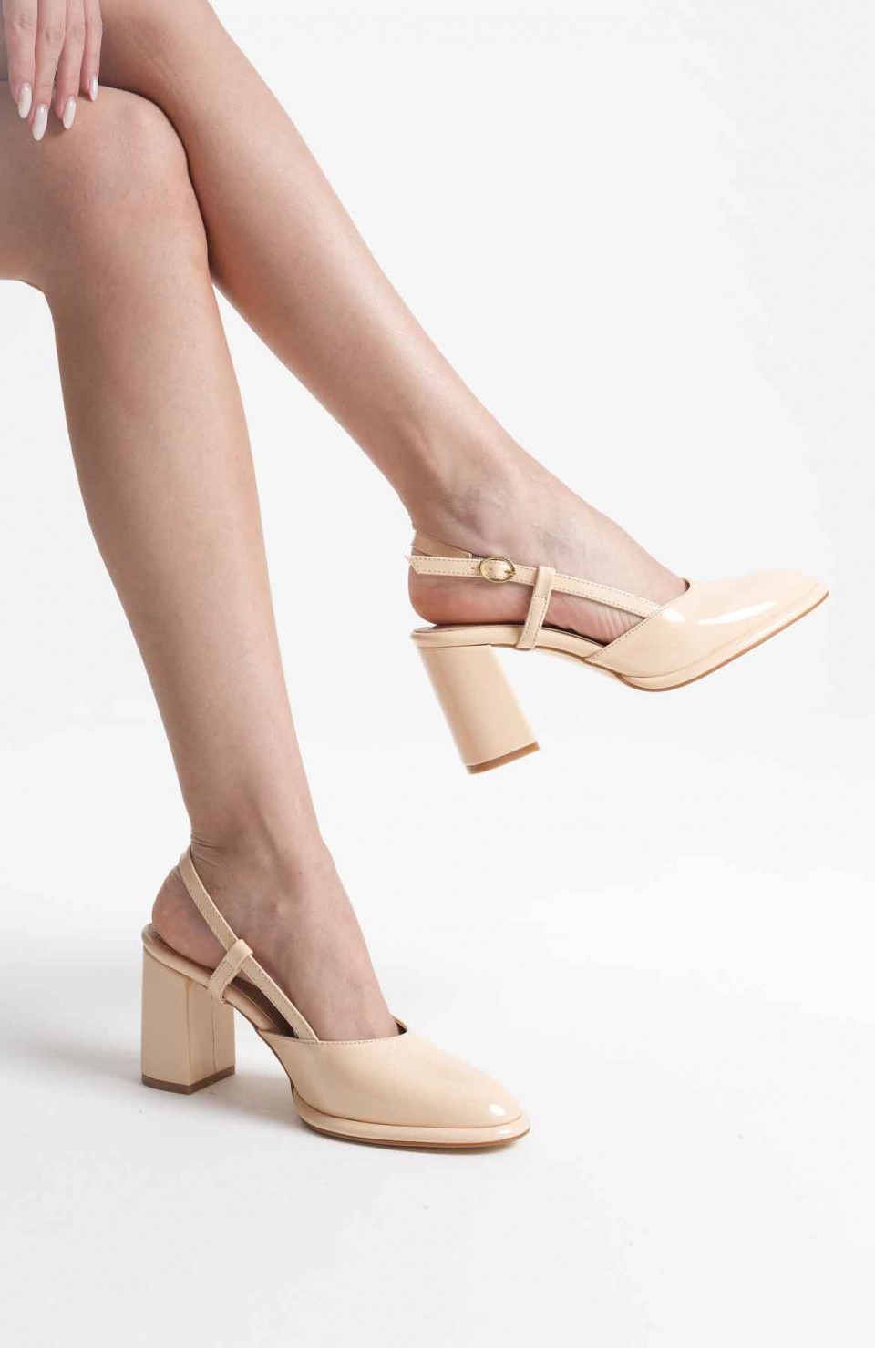 Açık Sarı Rugan Kadın Topuklu Ayakkabı TR18MS18B Somersan Giyim | Kadın, Erkek ve Çocuk Moda