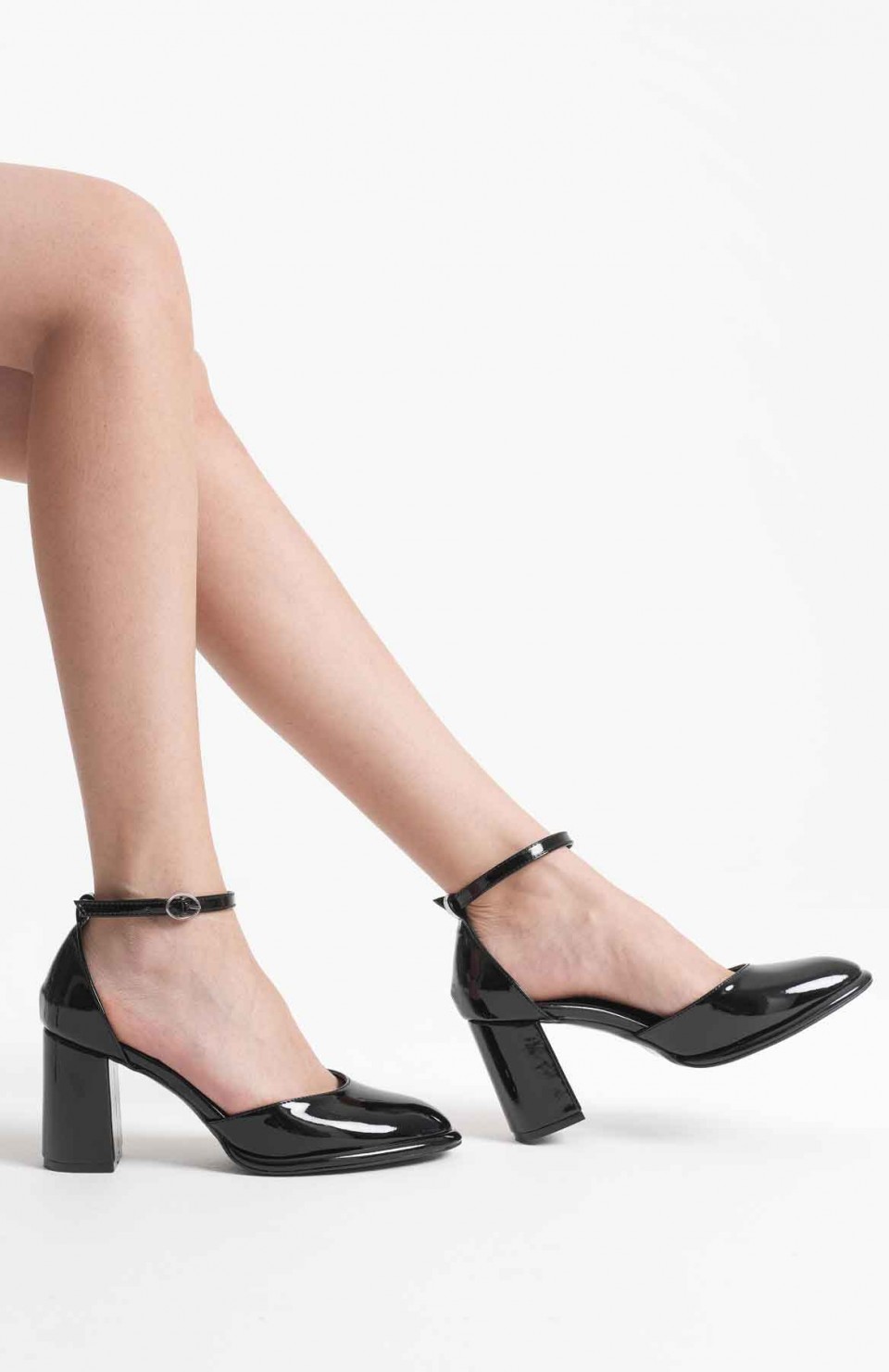 Siyah Rugan Kadın Topuklu Ayakkabı TR18MS04A Somersan Giyim | Kadın, Erkek ve Çocuk Moda