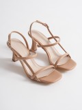 Kadın Nude Topuklu Sandalet TR12MY06E Somersan Giyim | Kadın, Erkek ve Çocuk Moda