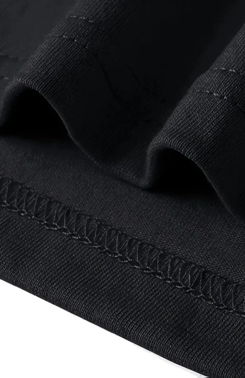 Pembe Panter Baskılı Erkek Oversize Günlük Kısa Kollu Tişört İlkbahar ve Yaz için Mükemmeldir - Siyah