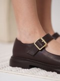 Acı Kahve Gunluk Mary Jane Ayakkabı TR09MS01F Somersan Giyim | Kadın, Erkek ve Çocuk Moda
