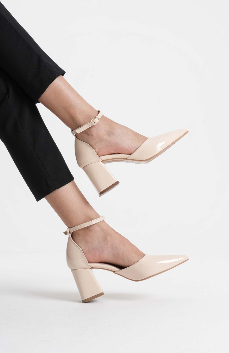 Bej Rugan Kadın Topuklu Ayakkabı TR08MS11B Somersan Giyim | Kadın, Erkek ve Çocuk Moda