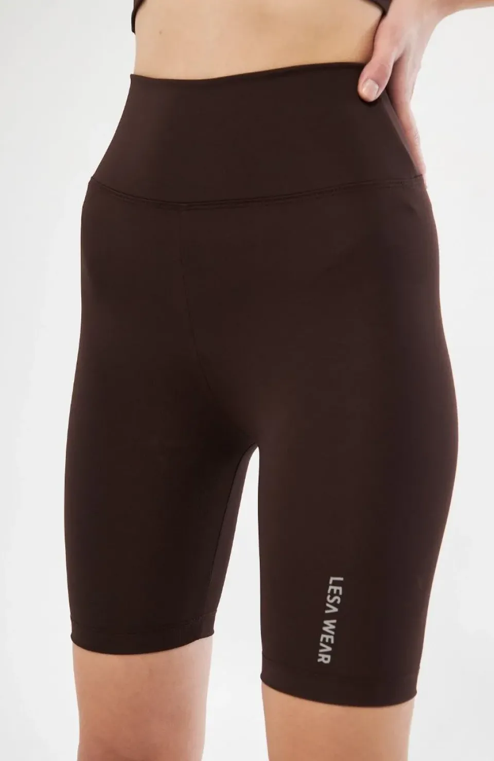 Biker Sporcu Şort - Kahve