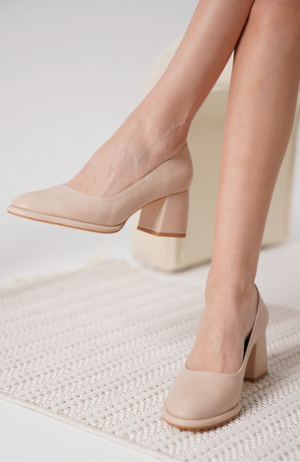 Nude Cilt Kadın Stiletto TR18MS05D Somersan Giyim | Kadın, Erkek ve Çocuk Moda