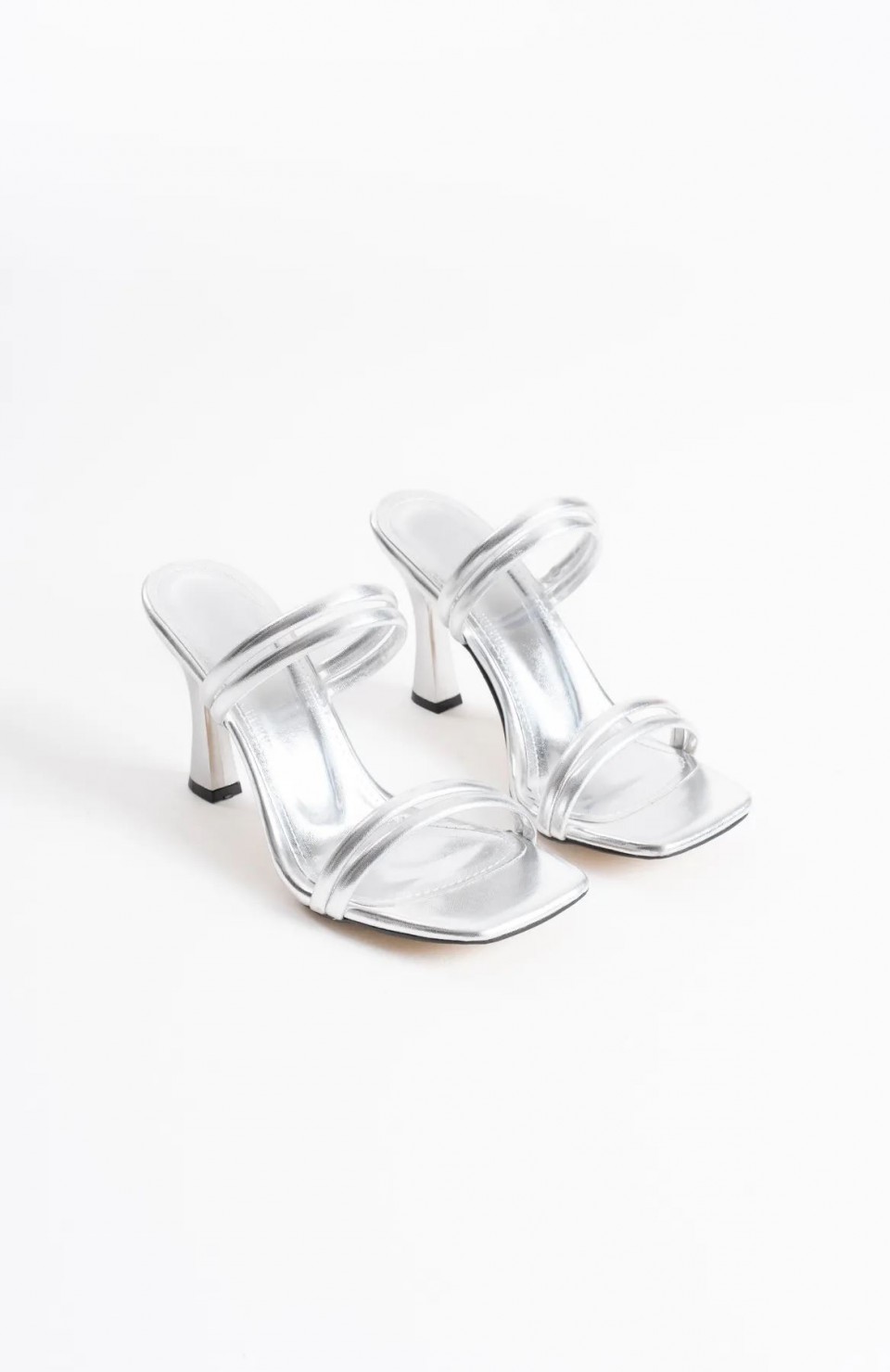 Kadın Gümüş Topuklu Terlik TR20MY20D Somersan Giyim | Kadın, Erkek ve Çocuk Moda