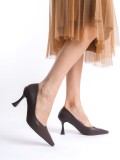 Kadın Mat Acı Kahve Stiletto TR08MS27L Somersan Giyim | Kadın, Erkek ve Çocuk Moda