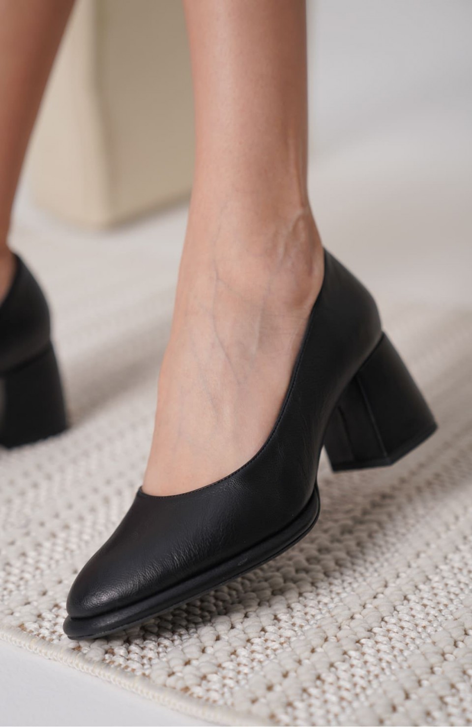 Siyah Cilt Kadın Stiletto TR18MS05C Somersan Giyim | Kadın, Erkek ve Çocuk Moda