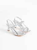 Kadın Gümüş Topuklu Sandalet TR12MY06C Somersan Giyim | Kadın, Erkek ve Çocuk Moda