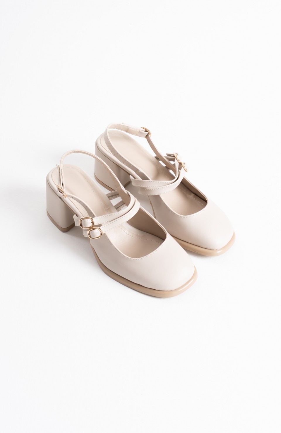 Bej Cilt Kadın Topuklu Ayakkabı TR02MS03D Somersan Giyim | Kadın, Erkek ve Çocuk Moda