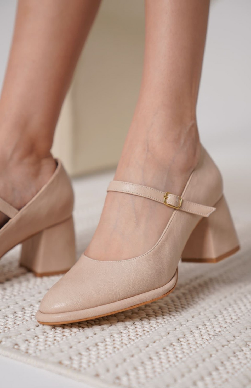 Nude Cilt Kadın Topuklu Ayakkabı TR18MS07D Somersan Giyim | Kadın, Erkek ve Çocuk Moda
