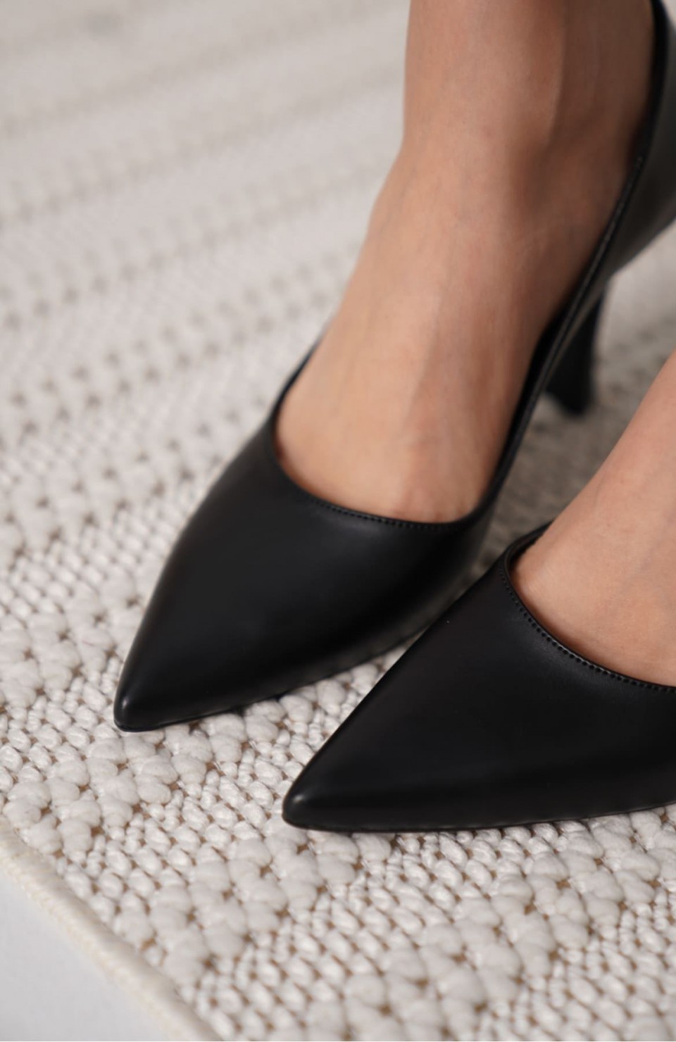 Mat Siyah Kadın Stiletto TR18MS03C Somersan Giyim | Kadın, Erkek ve Çocuk Moda