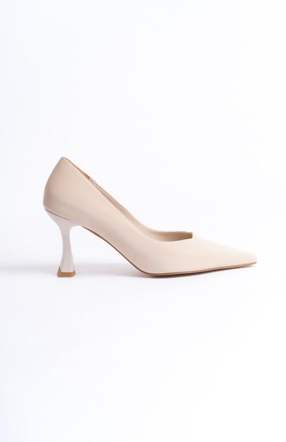 Kadın Bej Saten Stiletto TR08MS27E Somersan Giyim | Kadın, Erkek ve Çocuk Moda