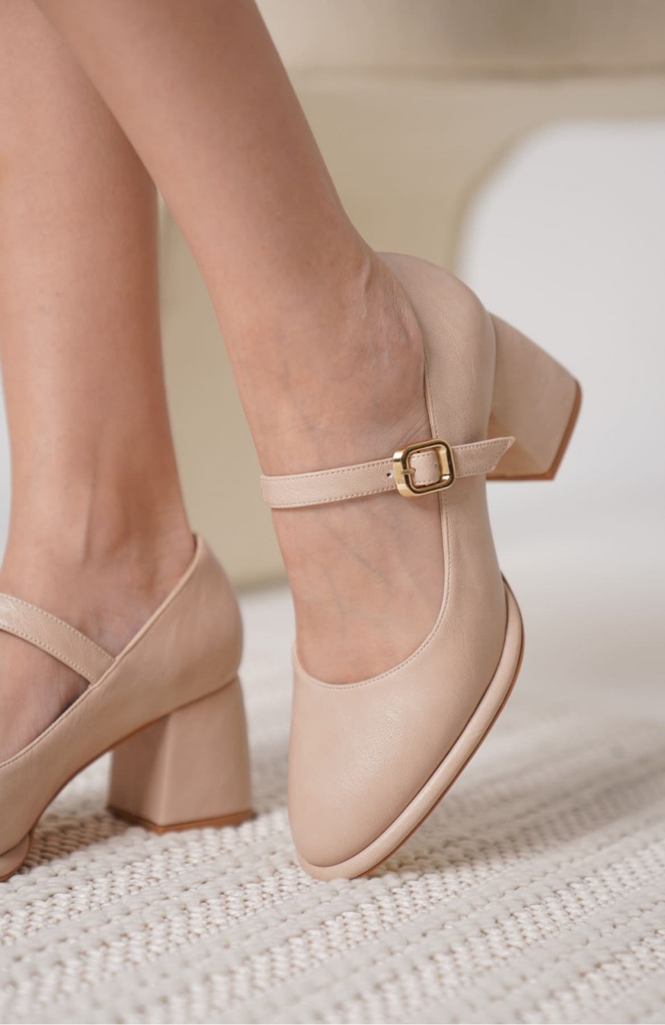Nude Cilt Kadın Topuklu Ayakkabı TR18MS08D Somersan Giyim | Kadın, Erkek ve Çocuk Moda