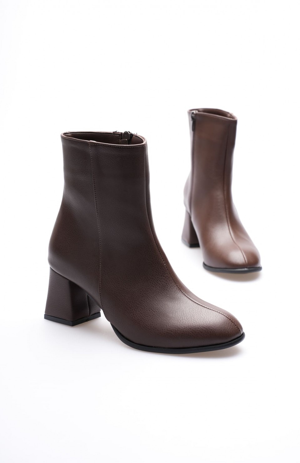 Kadın Kışlık Acı Kahve Kalın Topuklu Bot TR12MK04E Somersan Giyim | Kadın, Erkek ve Çocuk Moda