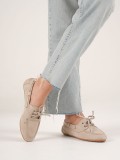 Kadın Bej Günlük Süet Ayakkabı TR27MS06B Somersan Giyim | Kadın, Erkek ve Çocuk Moda