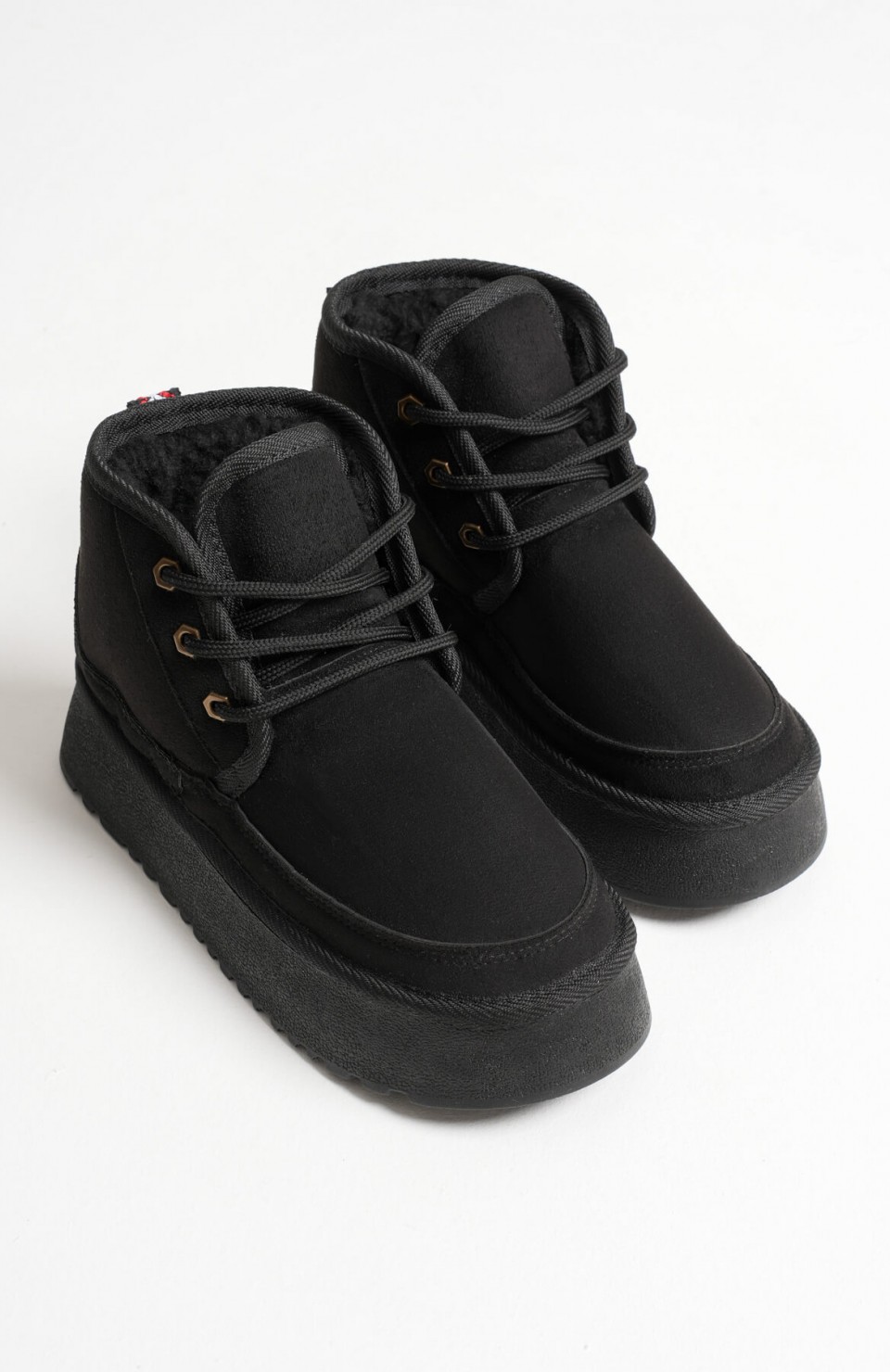 Kadın Siyah Kışlık İçi Kürklü Kalın Taban Bot TR04MK02A Somersan Giyim | Kadın, Erkek ve Çocuk Moda
