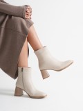 Kadın Bej Topuklu Bot TR08MK24B Somersan Giyim | Kadın, Erkek ve Çocuk Moda