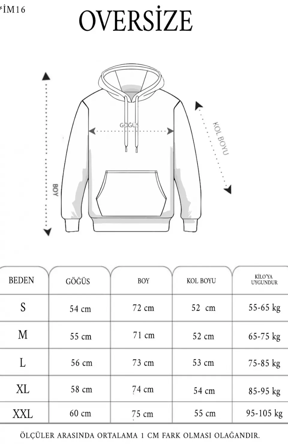 Unisex Tam Fermuarlı Kapşonlu  SweatShirt - Gri Somersan Giyim | Kadın, Erkek ve Çocuk Moda