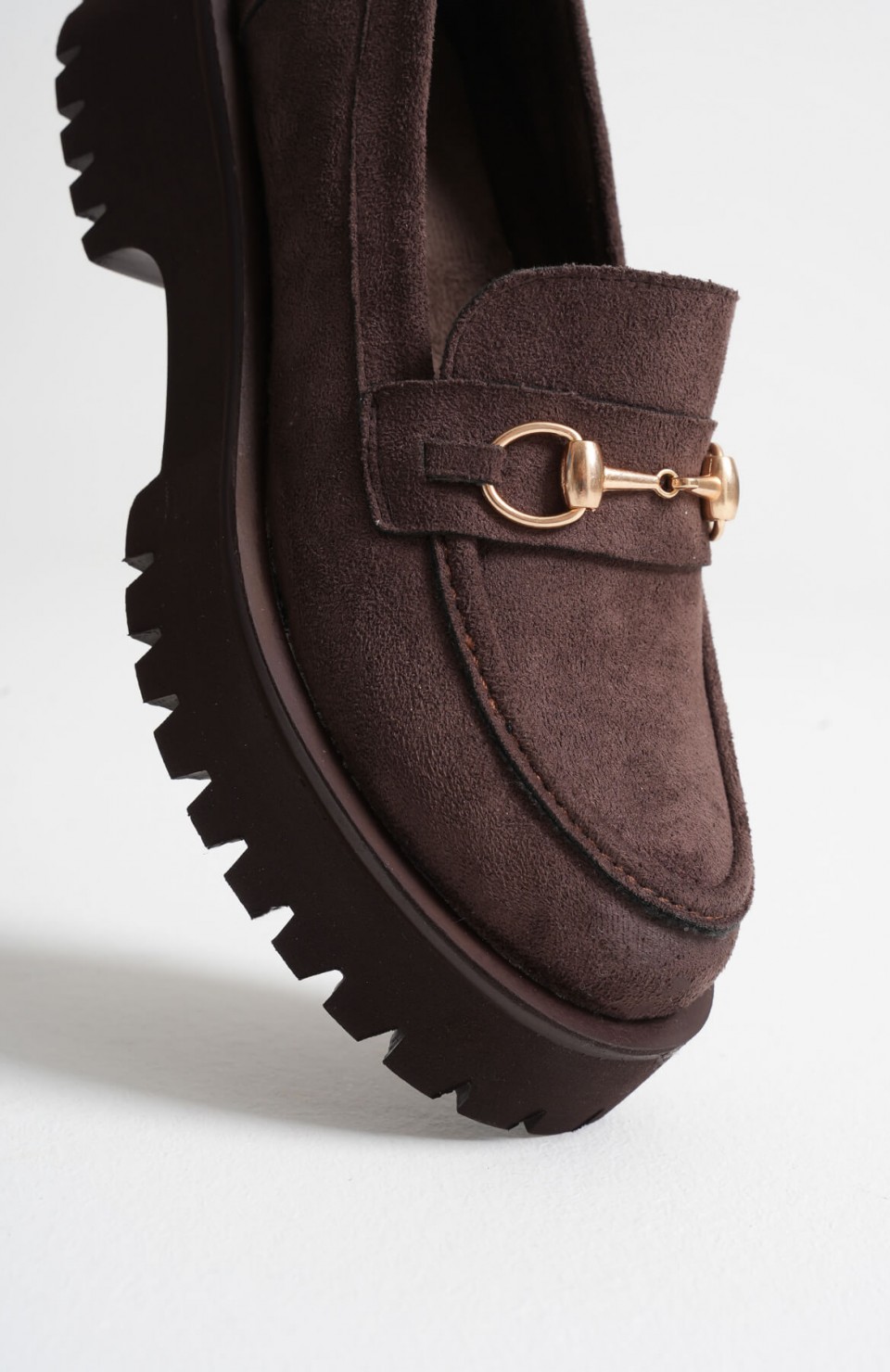 Toka Detaylı Acı Kahve Süet Günlük Loafer Ayakkabı TR10MS04E Somersan Giyim | Kadın, Erkek ve Çocuk Moda