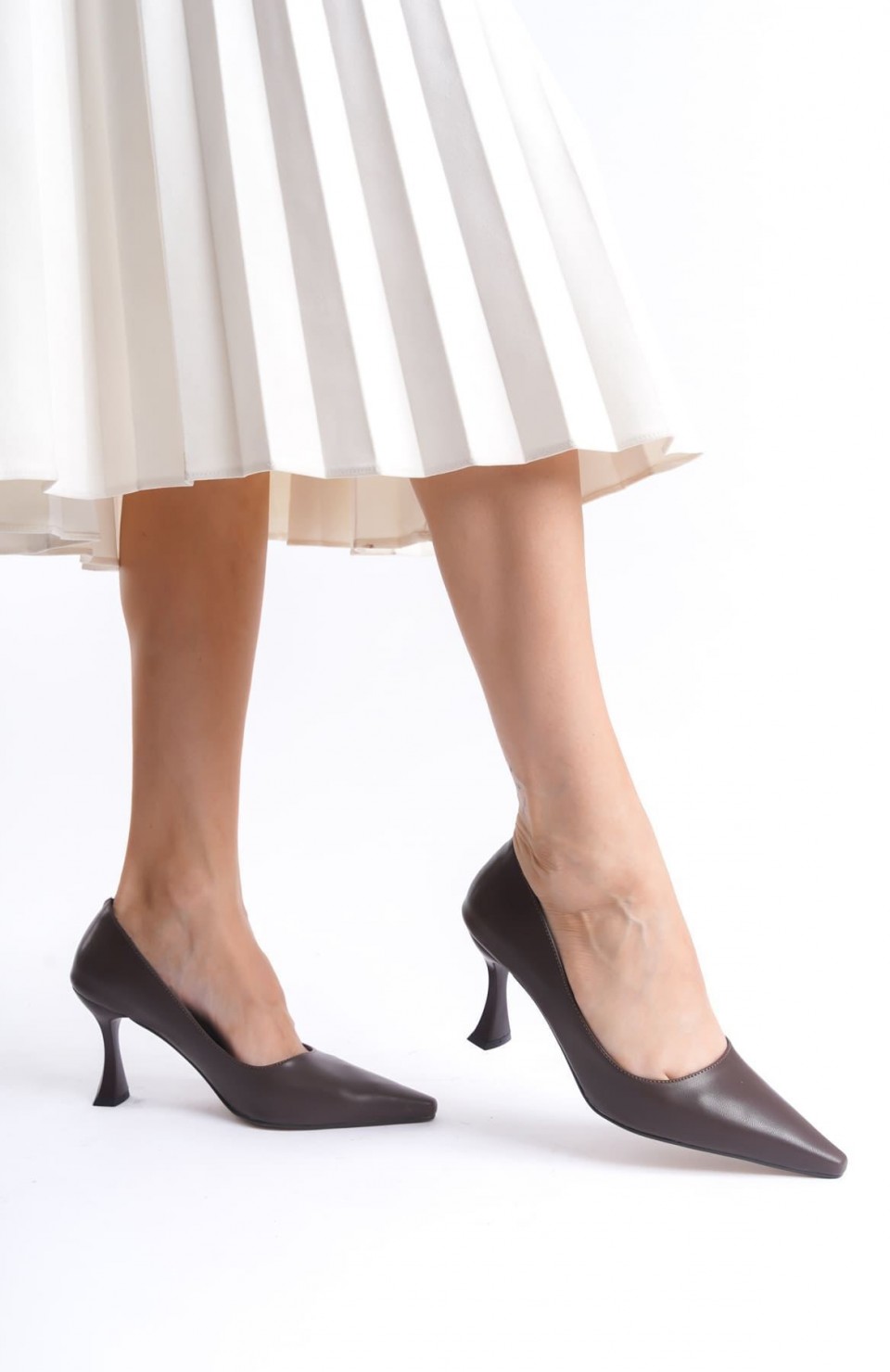 Kadın Mat Acı Kahve Stiletto TR08MS27L Somersan Giyim | Kadın, Erkek ve Çocuk Moda