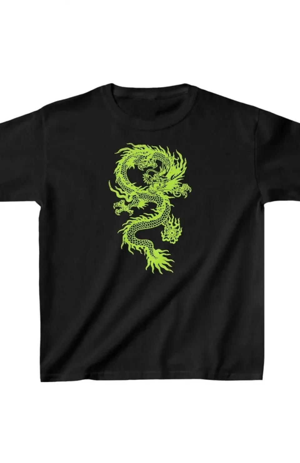 Çocuk Unisex Baskılı T-Shirt - Siyah