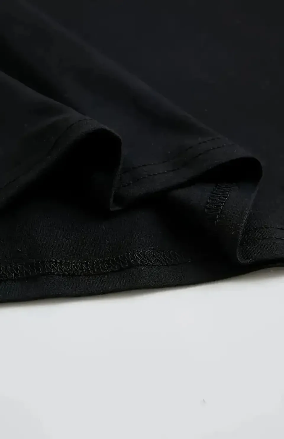 Büyük Boy Ayıcık Baskılı Bisiklet Yaka T-Shirt, İlkbahar & Yaz İçin Rahat Kısa Kollu T-Shirt, Kadın Giyim - Siyah