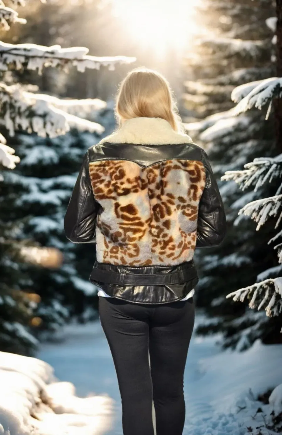 Kadın Uzun Kollu Hakiki Deri Kürk - Siyah Somersan Giyim | Kadın, Erkek ve Çocuk Moda