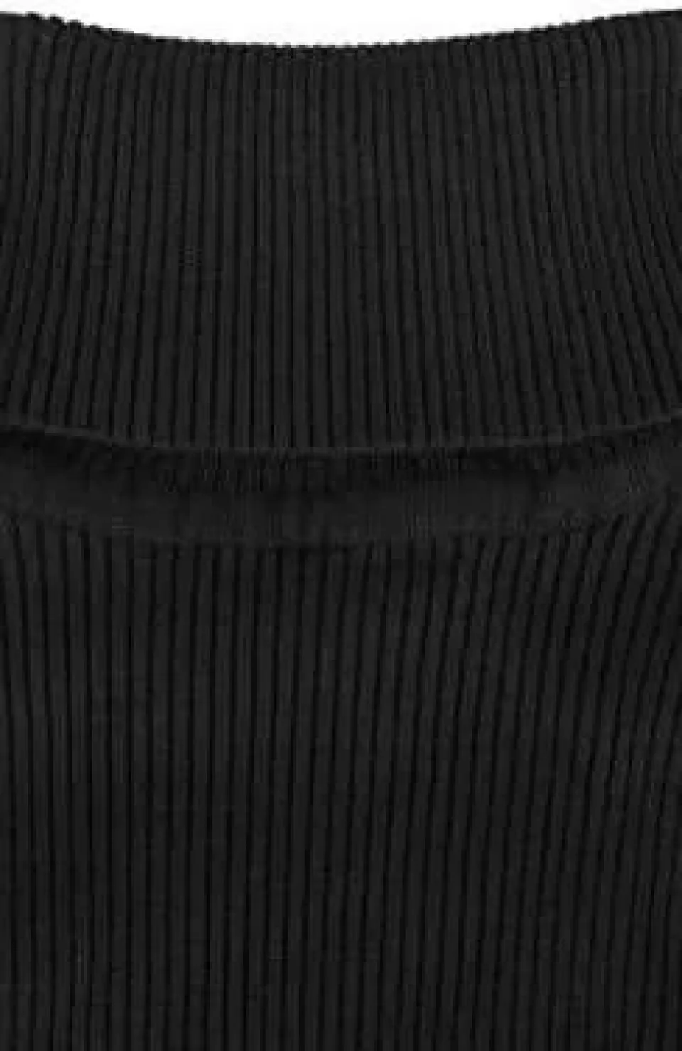 Kadın Boğazlı Triko Elbise – Uzun Fitilli Esnek Dokuma, Tam Kalıp, Kışlık & Baharlık Şık Rahat Stil, 130 cm Midi Boy Elbise - Siyah