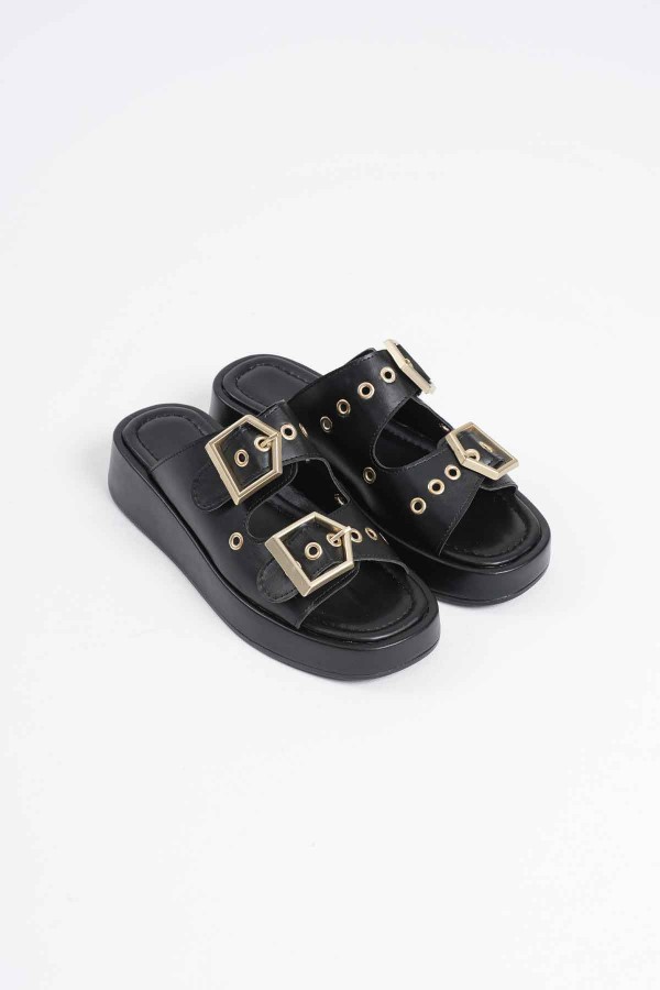 Kadın Siyah Cilt Terlik TR17MY04A