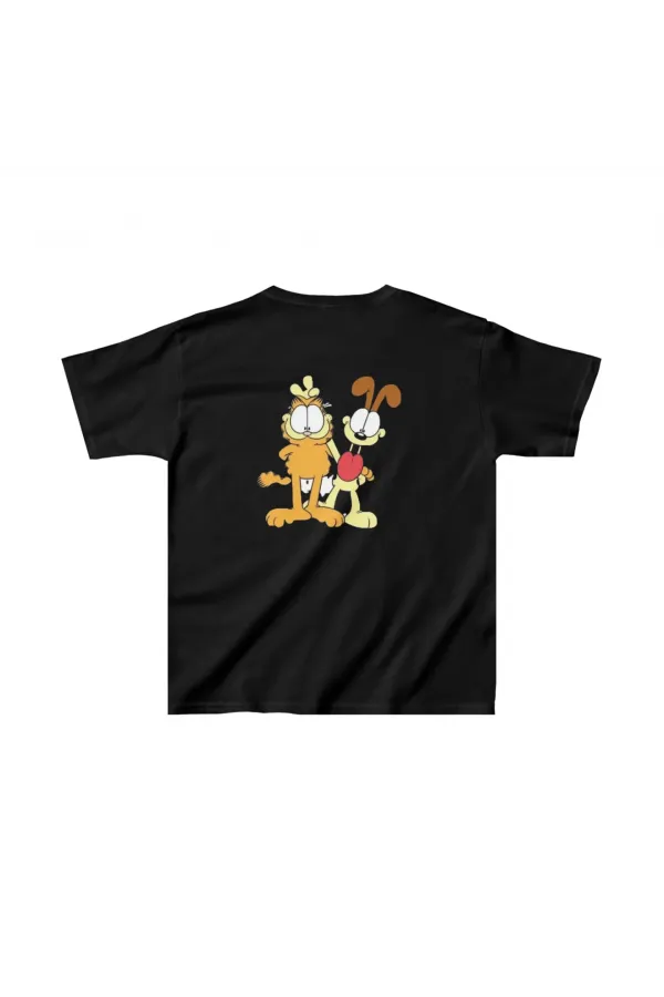 Çocuk Unisex Baskılı T-Shirt - Siyah