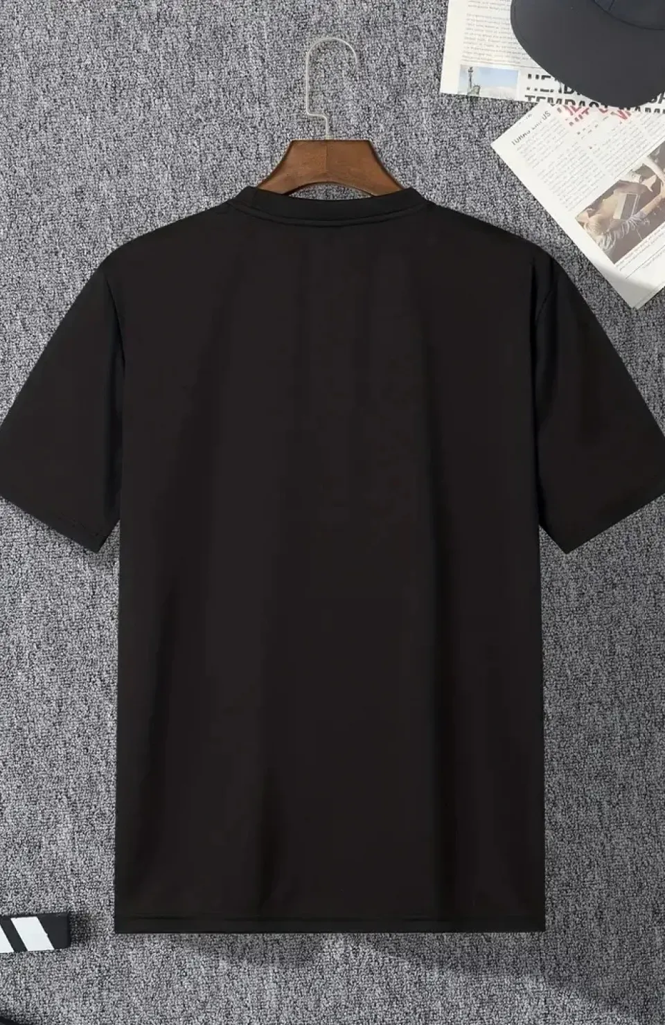 20/1 Penye Compack I TRIED TO WARN YOU. Baskılı Oversize Bisiklet Yaka T-shirt - Siyah