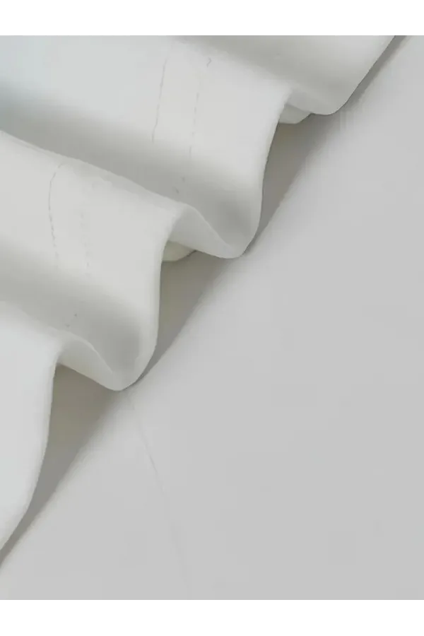 Ördek Baskılı ve Yuvarlak Yakalı Kadın Günlük Büyük Boy Siyah Tişört. - Beyaz