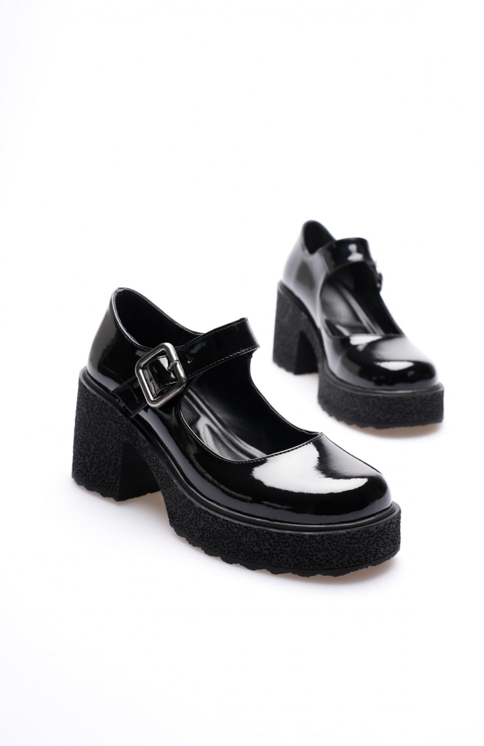 Kadın Siyah Rugan Günlük Ayakkabı TR06MS05A Somersan Giyim | Kadın, Erkek ve Çocuk Moda