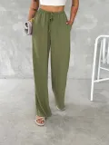 Ayrobin Oversize Kadın Pantalon - Mint Yeşili
