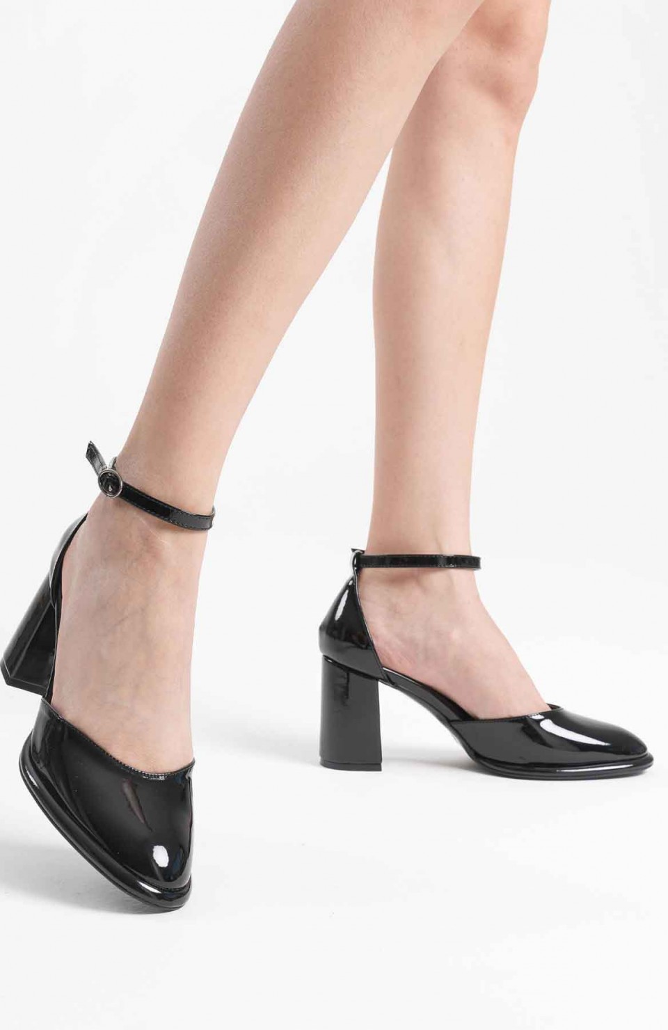Siyah Rugan Kadın Topuklu Ayakkabı TR18MS04A Somersan Giyim | Kadın, Erkek ve Çocuk Moda