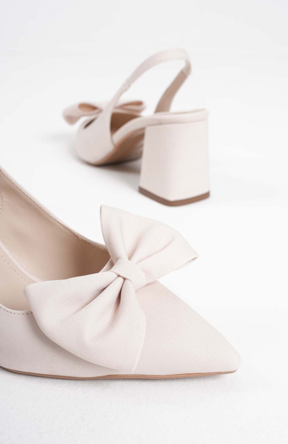 Bej Kadın Topuklu Ayakkabı TR08MS15B Somersan Giyim | Kadın, Erkek ve Çocuk Moda