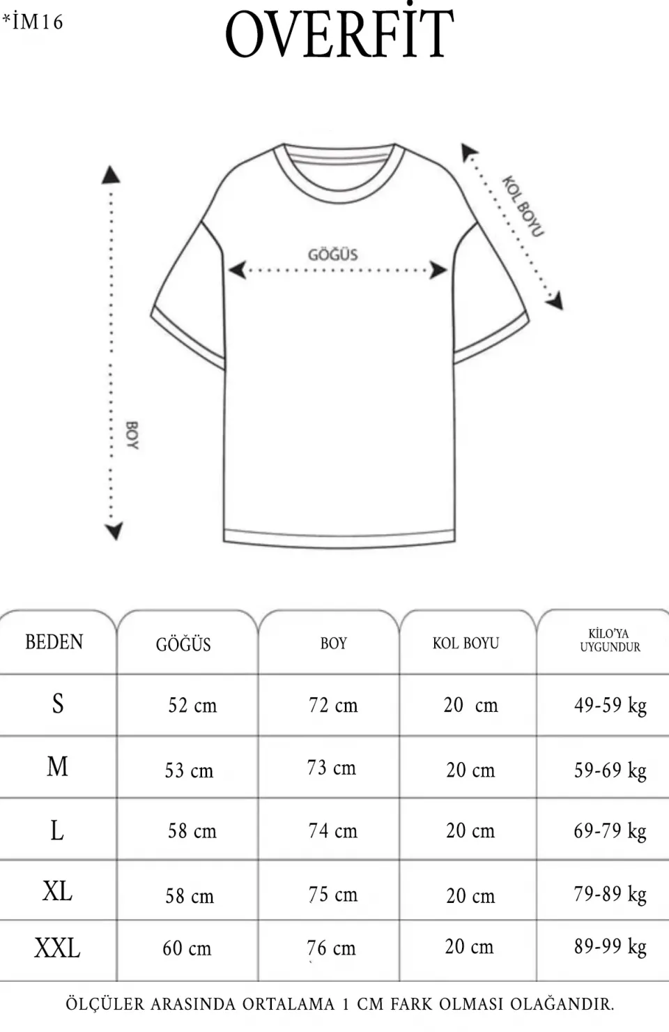 Unisex Düz Biskilet Yaka Oversize T-shirt - Füme