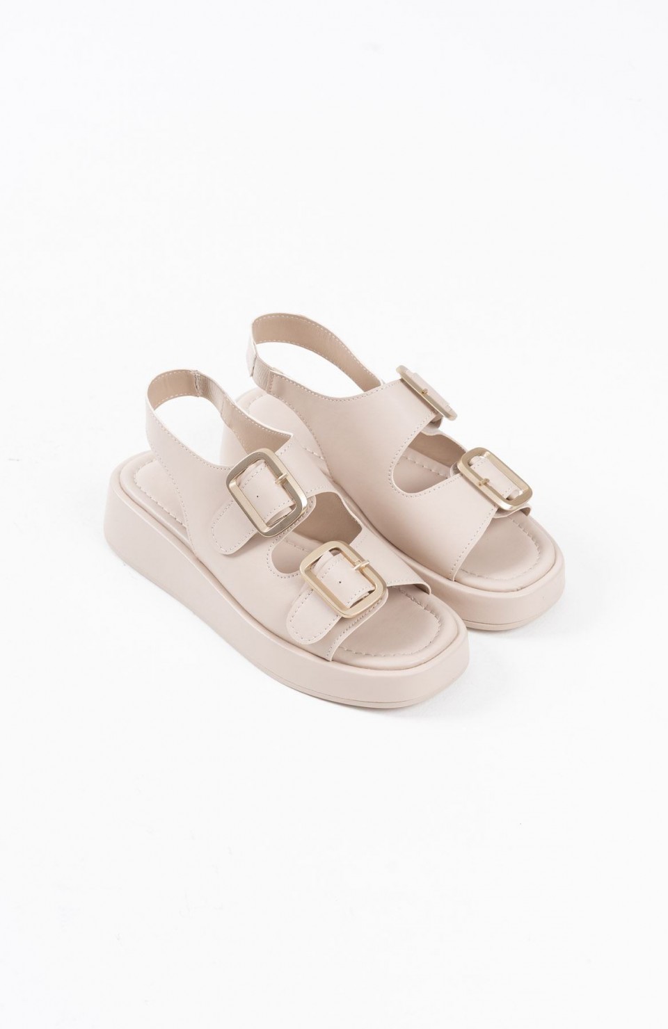 Bej Cilt Kadın Sandalet TR17MY02C Somersan Giyim | Kadın, Erkek ve Çocuk Moda