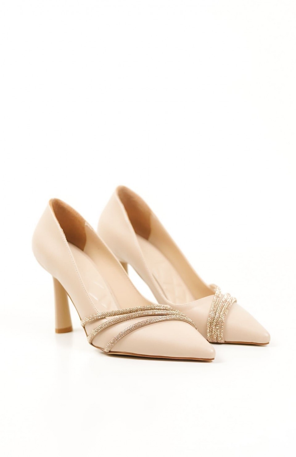 Nude Taşlı Kadın Ayakkabı TR08MS14C Somersan Giyim | Kadın, Erkek ve Çocuk Moda