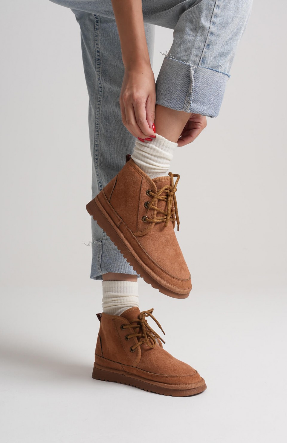 Kadın Kışlık Taba İçi Kürklü Bot TR04MK01C Somersan Giyim | Kadın, Erkek ve Çocuk Moda