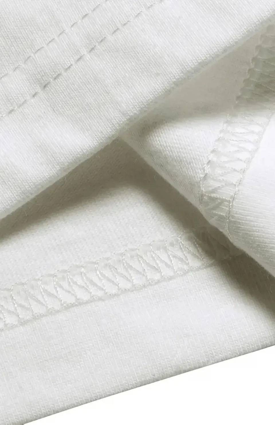 AICG Ön Arka Baskılı Bisiklet Yaka Kadın Oversize Bisiklet Yaka T-shirt - Beyaz