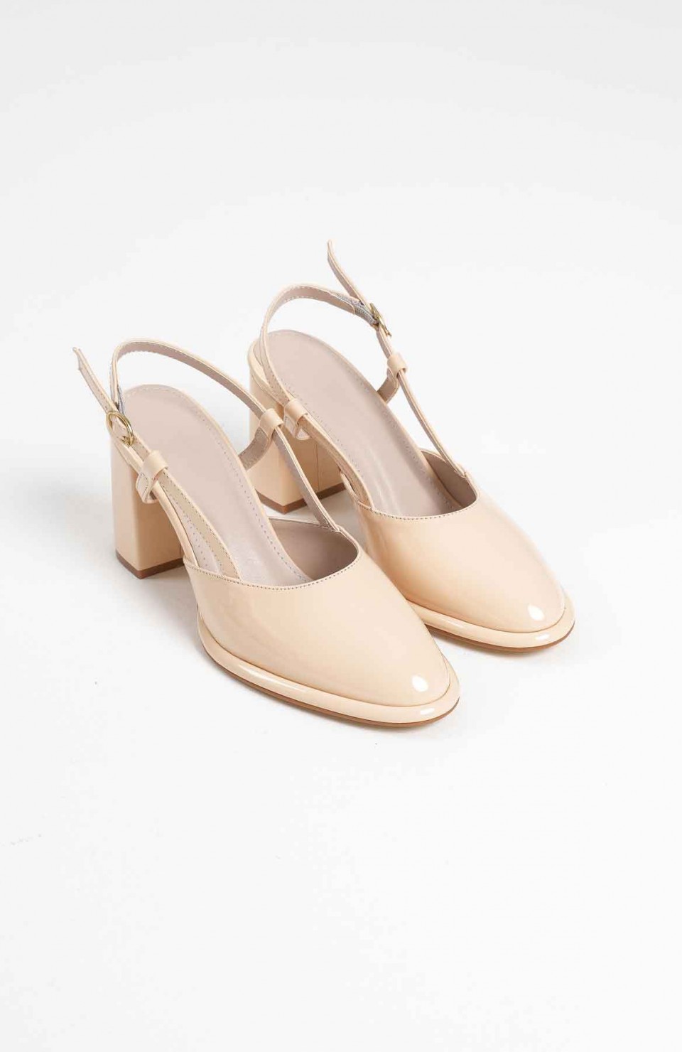 Açık Sarı Rugan Kadın Topuklu Ayakkabı TR18MS18B Somersan Giyim | Kadın, Erkek ve Çocuk Moda